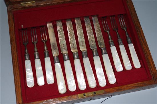 Silver dessert eaters